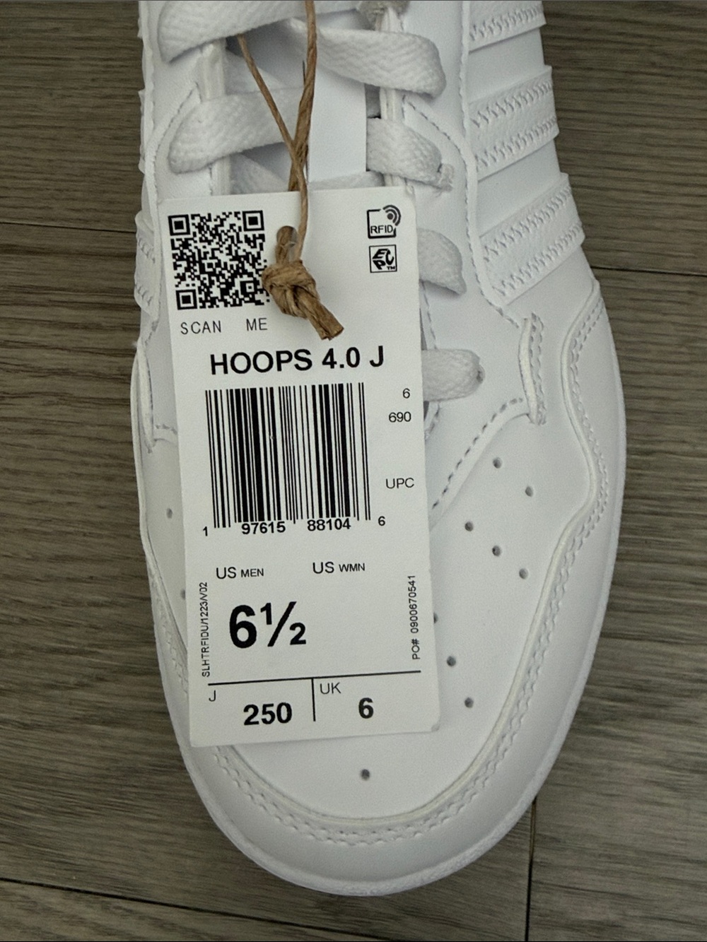 Adidas hoops 4.0 low-top sneakers - Picture 6 of 9